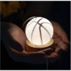3D Crystal Ball Night Lamp – Basketball (7 Color Base) - Image 3