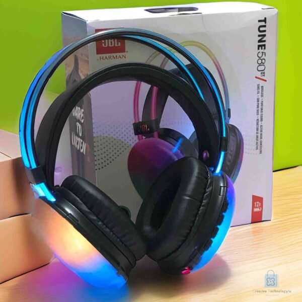 JBL Tune580bt RGB LED Wireless Gaming Headphone Luminescence Bluetooth - Image 2